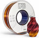 Filament Silk PLA Pentru Imprimantă 3D Profesional Lab 1 Kg 1.75 Mm Tricolor Roșu Galben Albastru