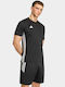 Essentials Sportliches Kurzarm T-Shirt Schwarz