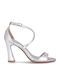 Damen Sandalen Anatomisch Silber
