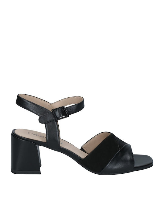Caprice Black Sandals