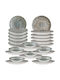Bonna Multicolor Porțelan Set de Vase 24buc