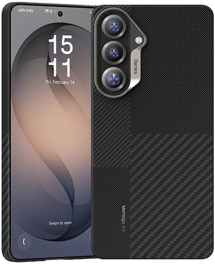 Benks Umschlag Rückseite Aramidfaser 0,3 mm Schwarz für Galaxy S26+