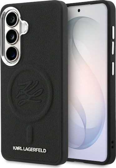 Karl Lagerfeld Embossed Rückseite Kunststoff / Silikon Schwarz für Galaxy S26+ Karl Lagerfeld