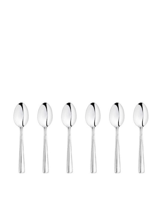 Inoxriv Set Linguri Cafea / Ceai Inox Argintii 6 Bucăți