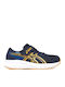 Patriot Kids Sports Shoes Running with Hoop & Loop Closure Blue