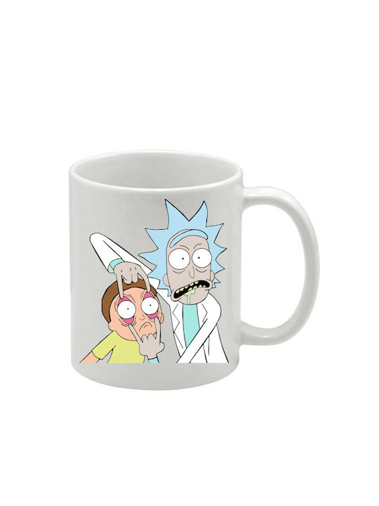 Λευκή Κούπα Rick Morty