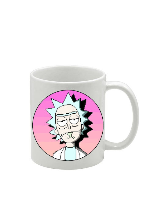 Λευκή Κούπα Rick Morty