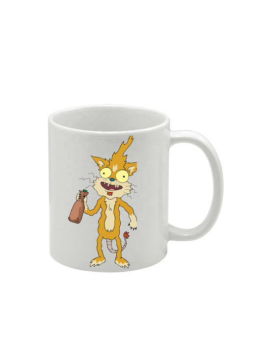 Λευκή Κούπα Rick Morty