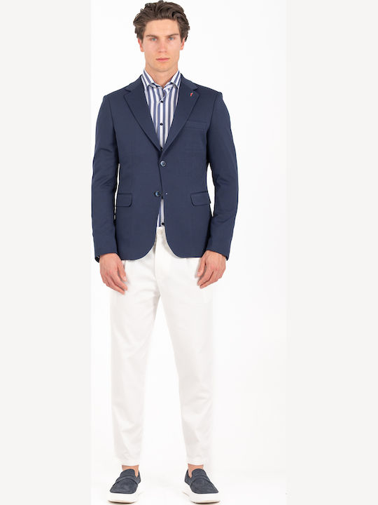 Vittorio Artist Men’s Suit Jacket with Slim Fit...