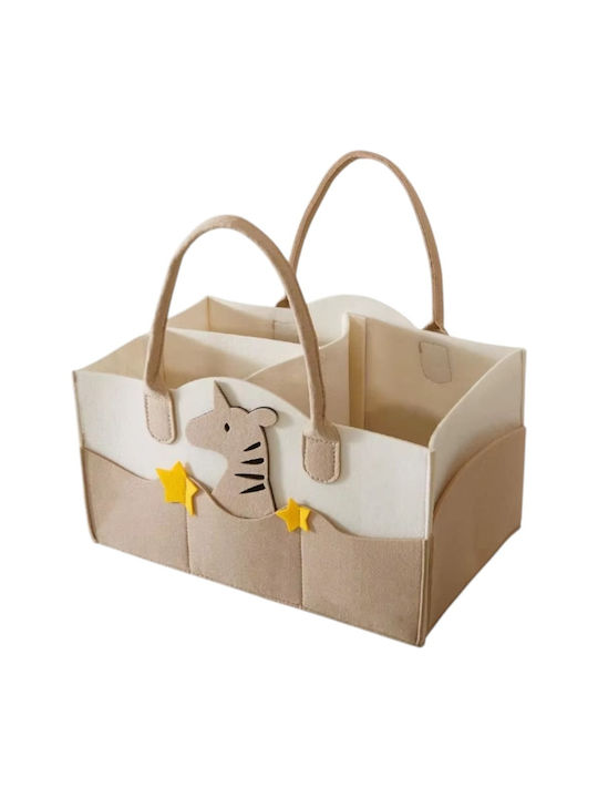 Queen Mother Kinderzimmer-Aufbewahrungskörbe Friendly Zebra Weiß