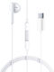Acefast 49378 In Ear Handsfree Слушалки с Букса USB-C Бял