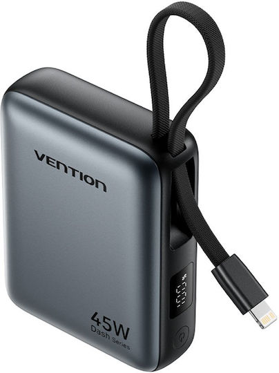 Vention Power Bank 10000mAh 45W Power Delivery / Quick Charge / PPS Γκρι