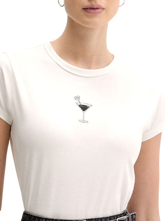 Hugo Logo Women's T-shirt Ecru