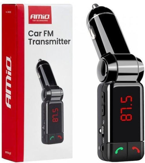 AMiO FM Transmitter Auto με Bluetooth