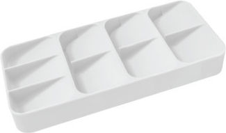 Raki Besteckeinsätze für Schubladen 39x16,5x5,2cm Weiß