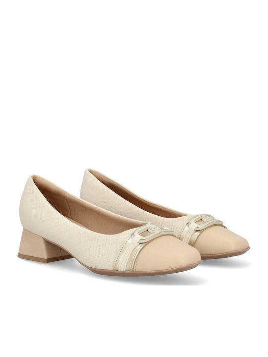 Heels with Low Heel White