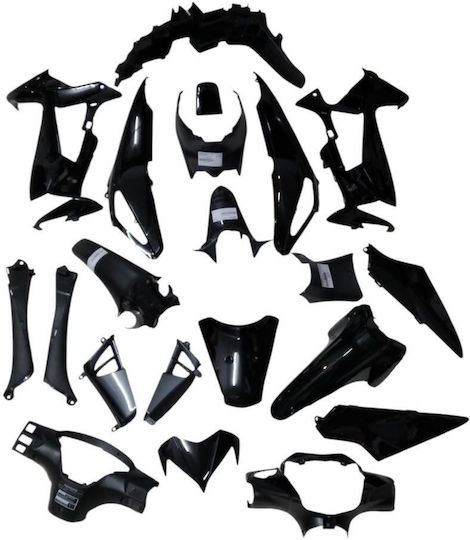 Strong Set Plastic Motorcycle Parts for Honda Supra 125 X Black