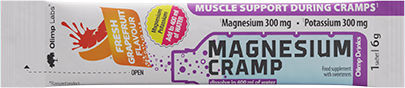 Olimp Sport Nutrition Magnesium Cramp με Βιταμίνη B6 6gr Grapefruit