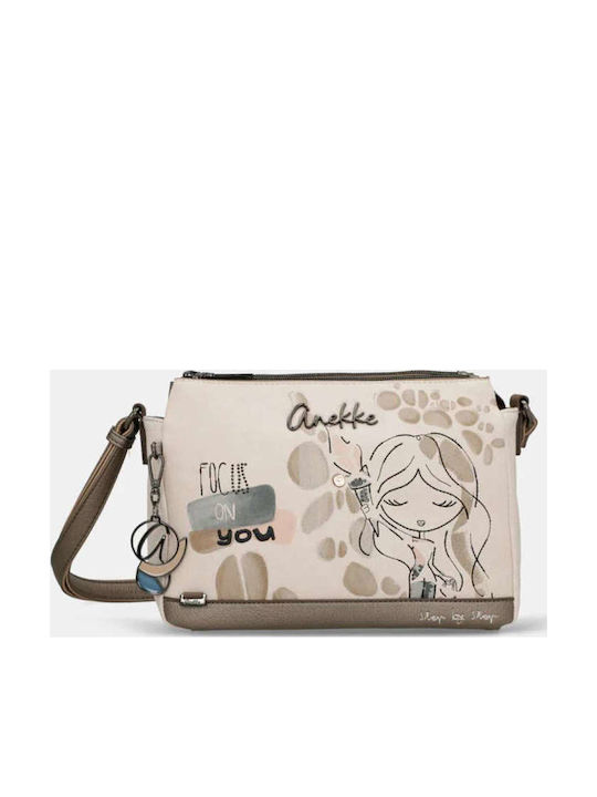 Stoff Damen Schulter Tasche Mehrfarbig