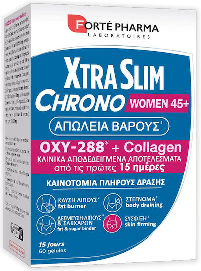 Forte Pharma XtraSlim Chrono Women 45+ Συμπλήρωμα για Αδυνάτισμα 60 κάψουλες