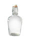 Raki Glas Wasserflasche mit Clip Transparente 500ml