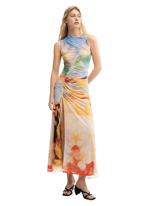 Summer Midi Evening Dress Tutti Fruti