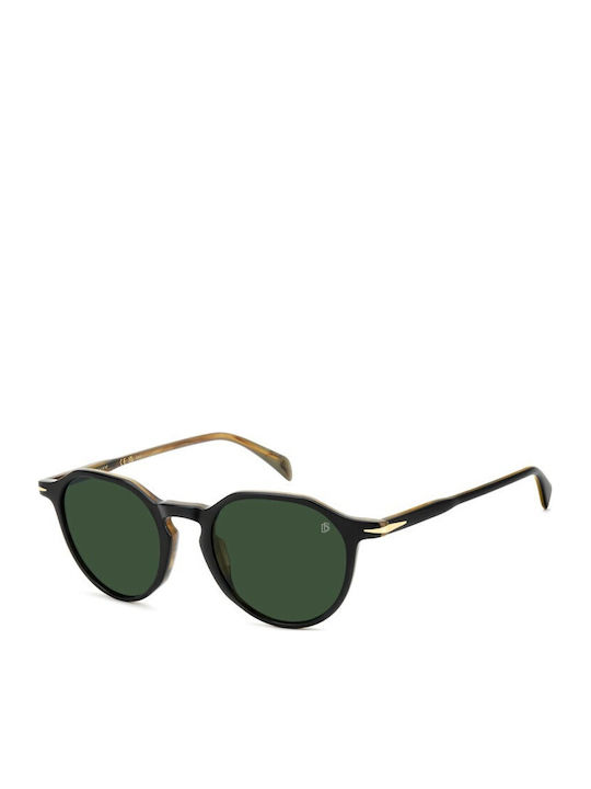 David Beckham Men's Sunglasses with Black Horn-...