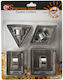 Set 4 Stainless Steel Baking Molds Cakes Raki Mn01981081