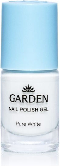 Garden Long Lasting Nail Polish Pure White 10.5ml