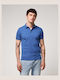 Polo Men's Blouse Short Sleeve Royal