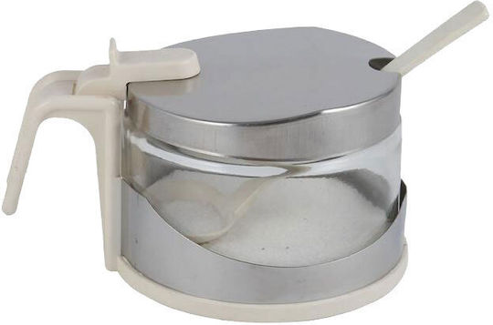 Raki Classik Sugar Bowl Serving Metallic White