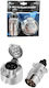 Stecker Trailer Steckdose Rümoelkuemmen Metallisches Abdeckung 7 Pol 12v 7-Wege Plug Steckdose