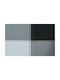 Raki Tischsets Kunststoff Schwarz 45x30cm
