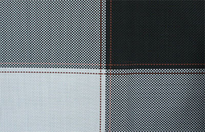 Raki Tischsets Kunststoff Schwarz 45x30cm