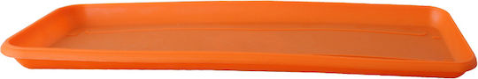 Sic Plast Patmos Plastic Orange Pot Plate 47x17.5cm 10167850902