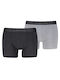 Men's Boxers Black Grey 2Pack