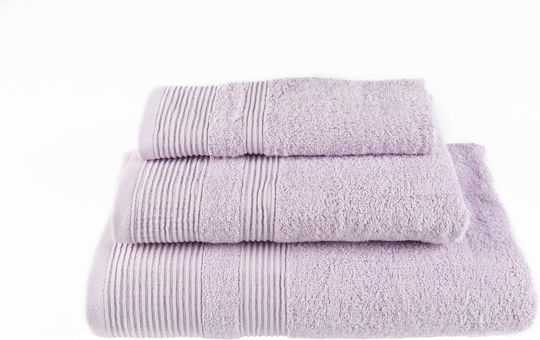 Astron Italy Prosoape De Baie Față 50x90cm Liliac Deschis Greutate 550gr/m²