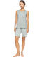 Pink Label Summer Women's Pyjama Set Jade Leo