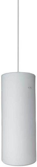 Volta Tuba Κρεμαστό Φωτιστικό Γκρι με Ντουί E27 13.3x30.5εκ.