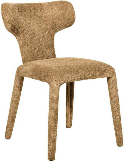 Veloria Столове За Трапезария С Текстилна Обшивка Жълти 2 Бройки 50x62x80см