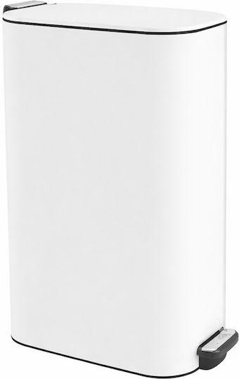 Delta Cleaning Μεταλλικός Κάδος Απορριμμάτων 30lt Inox