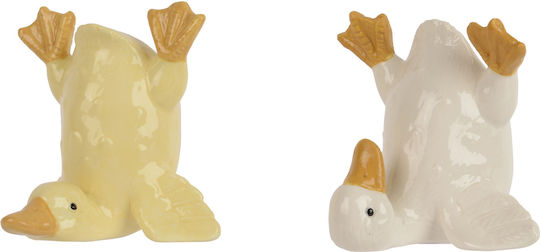 Porcelain Chicken 2 Colors 10x8.5x8.5cm