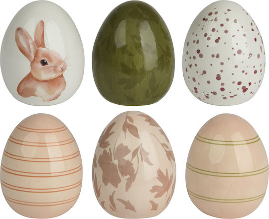 Tabletop Egg Dolomite 6 Designs 6.5x8cm