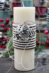 Gerakis Christmas Candle 20x6.5cm