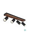 Globo Lighting Kayden Spot with 4 Lights and GU10 Lamp Adapter in Black Colour
