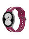 Gummi-Armband Burgundisch 40mm