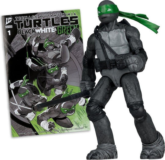 Action Figure Teenage Mutant Ninja Turtles Page Punchers - Donatello Black White & Green Red Platinum Edition Teenage Mutant Ninja Turtles 13cm