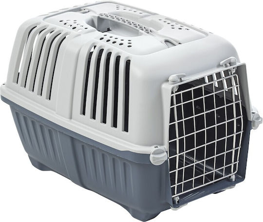 Uniq Dog Transport Cage Navy Blue 48x31.5x33cm