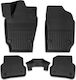 Set Față și Spate Covoare Auto 4 Bucăți pentru VW Polo 2009-2017 Negre