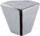Metal Furniture Leg S 07/1 Height 70mm Nickel